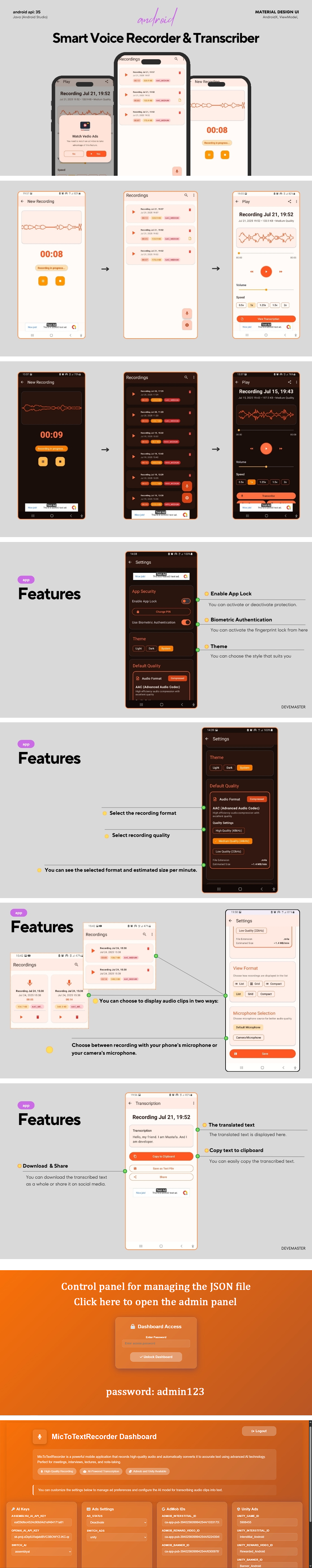 Smart Voice Recorder Screenshots
